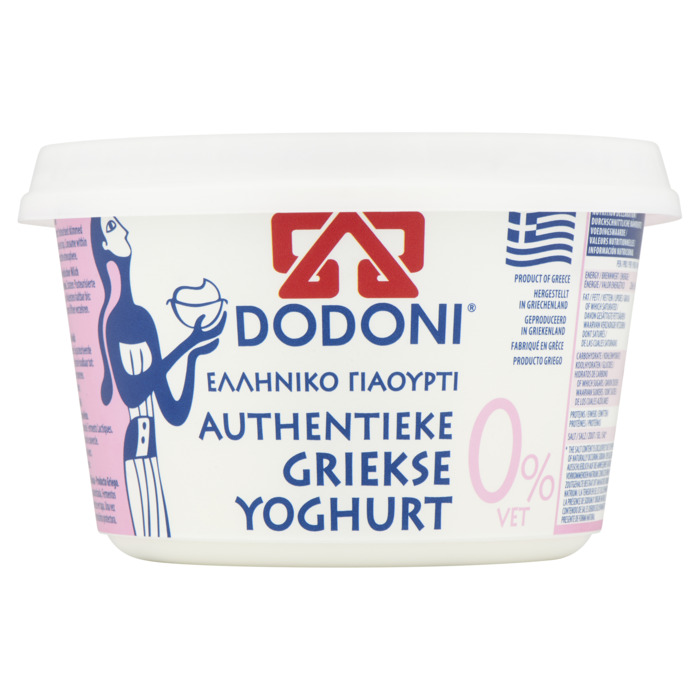 Dodoni Authentieke Griekse Yoghurt 0% Vet 500 g (500g)