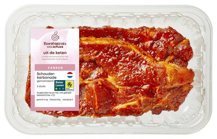 Schouderkarbonade gemarineerd 2st (250g)