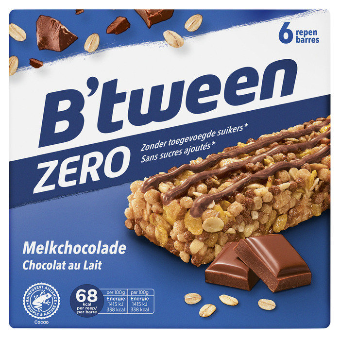 Hero Zero Melkchocolade 20g (6 × 20g)