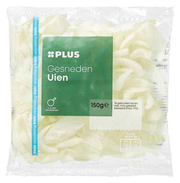Uien gesneden (Zak, 150g)