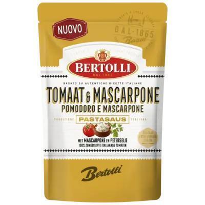 Bertolli Pastasaus tomaat & mascarpone (460g)
