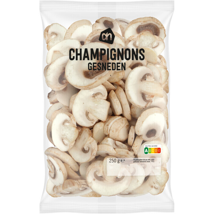 Gesneden champignons (zak, 250g)