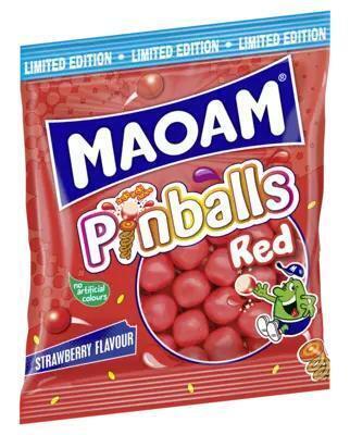 Maoam Pinballs red strawberry (210g)