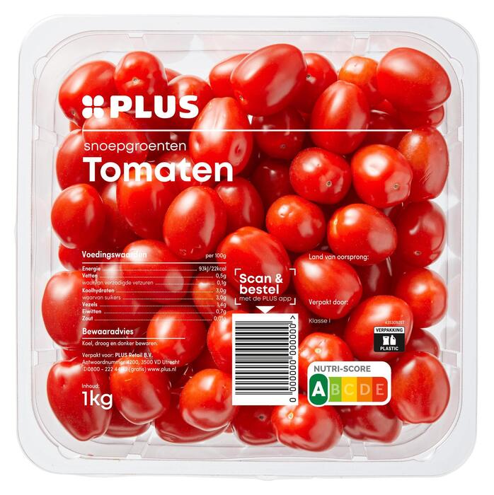 PLUS Snoeptomaten fairtrade