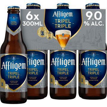 Affligem Tripel Bier Fles 6 x 300ML (6 × 30cl)