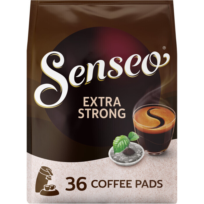 Extra Strong koffiepads (zak (overig), 36 × 6.94g)