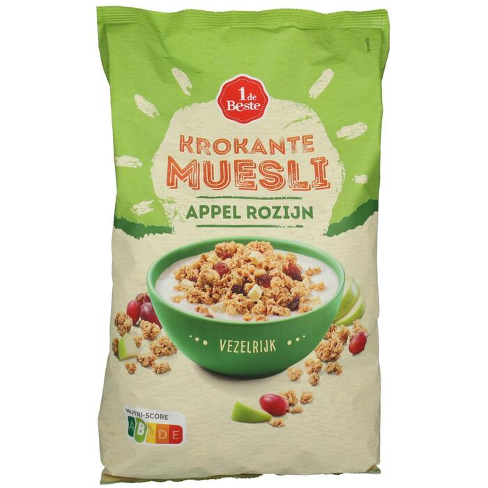 1 de Beste Muesli krokant appel rozijn (900g)