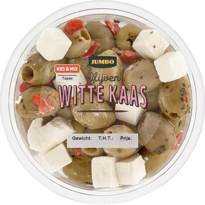 Jumbo Groene Olijven Witte Kaas 140g (140g)