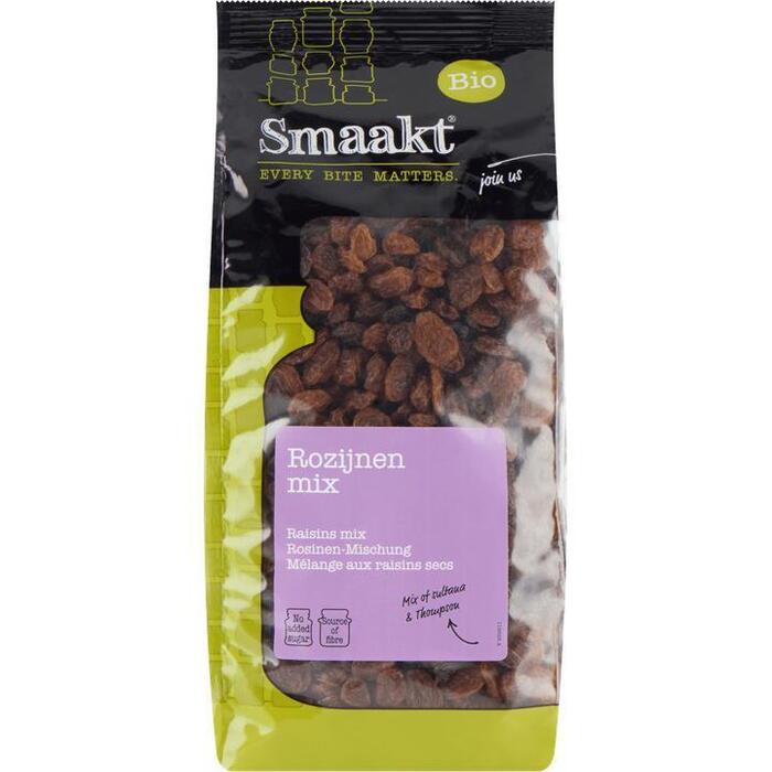 Smaakt Bio Rozijnen Mix 600 g (600g)