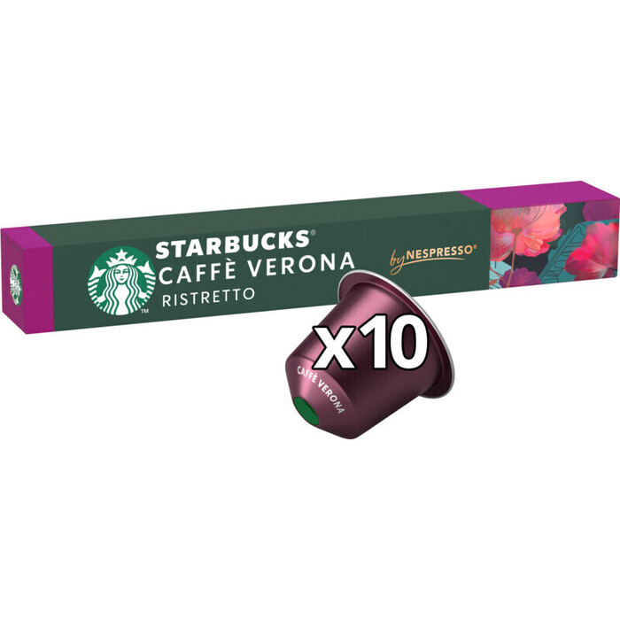 Starbucks® Caffè Verona™ by Nespresso® Dark Roast 10 Capsules (55g)