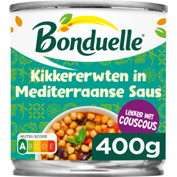 Kikkererwten in mediterraanse saus (400g)