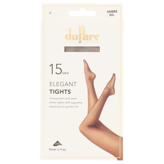 DuParc Panty Lycra 15D Satijnglans Ambre XXL