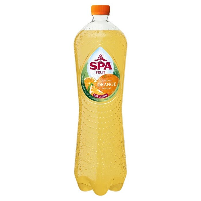 SPA FRUIT Bruisende Fruitige Frisdrank Orange 1,25 L (Fles, 1.25L)