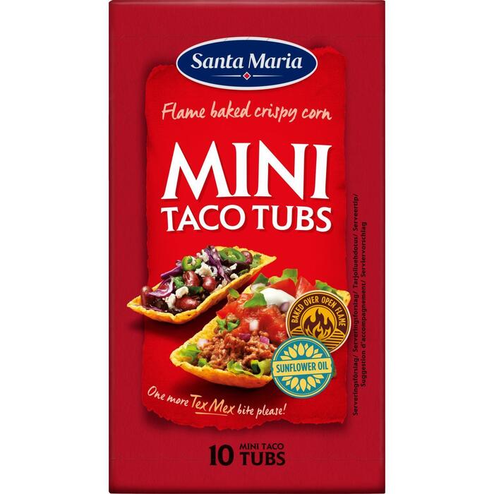 Santa Maria Mini Taco Tubs 10 Stuks 86g (86g)