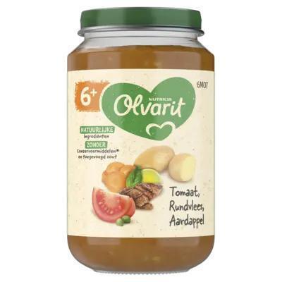 Tomaat rundvl aardappel wortel 6 mnd (Pot, 200g)