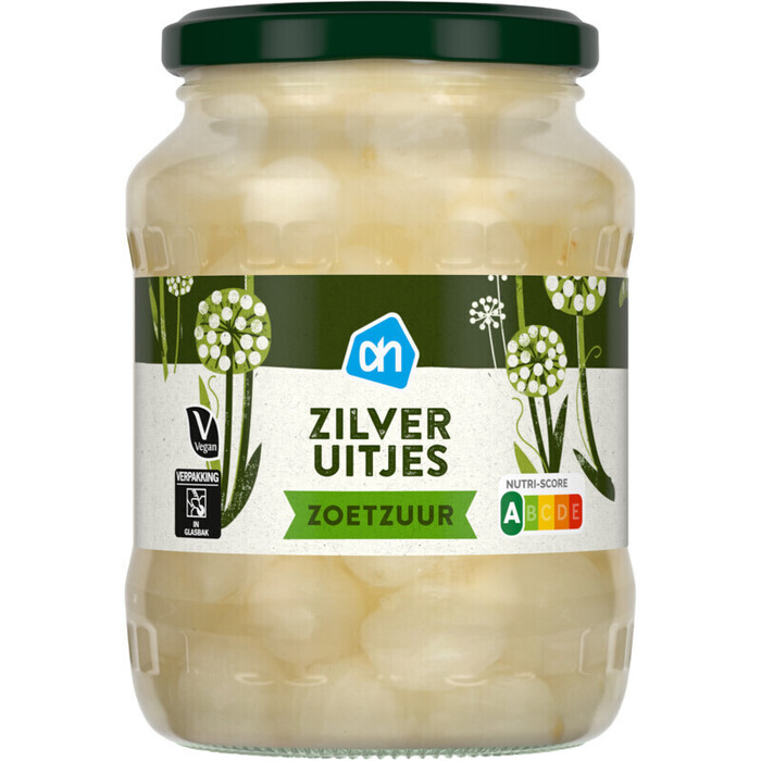 Zilveruitjes zoetzuur (pot, 320g)