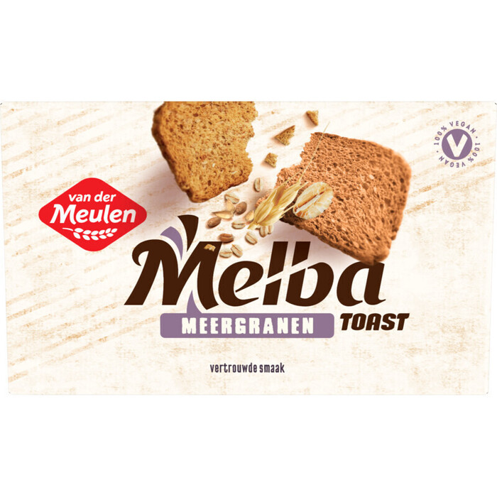 Van der Meulen Melba toast meergranen (120g)