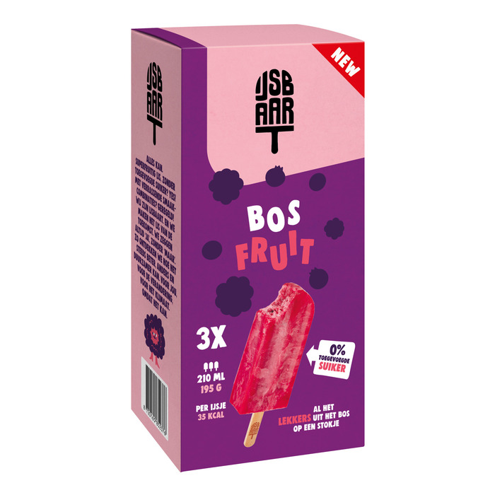 IJsbaart Bosfruit (210ml)