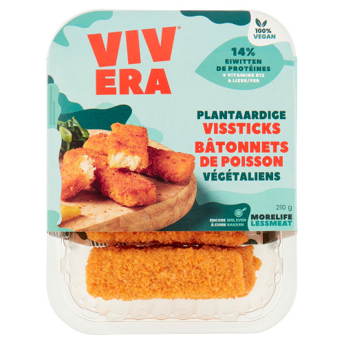 Vivera Plantaardige Vissticks 210 g (210g)