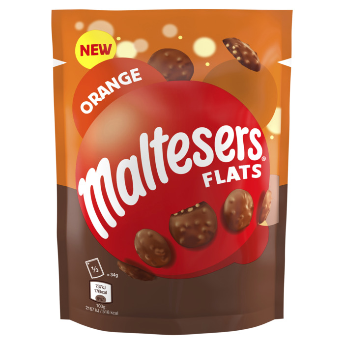 Maltesers Flats orange chocolade 102 g (102g)