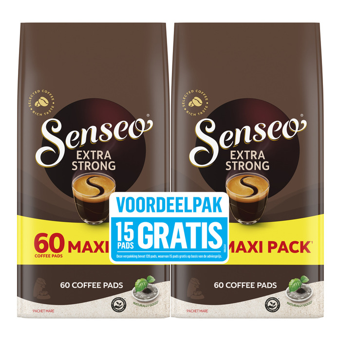 Senseo Extra Strong Koffiepads 2x60 stuks (120 × 6.93g)