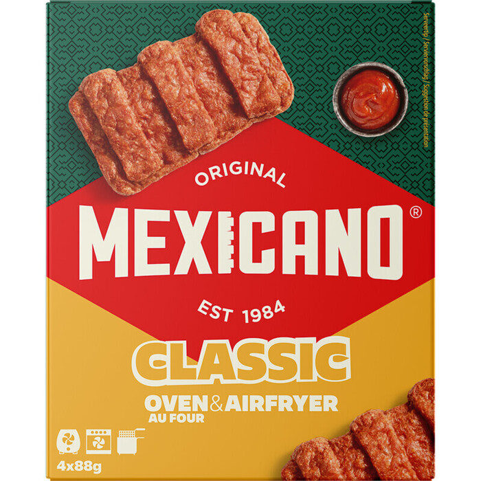 Mexicano Classic Oven & Airfryer 4x88g (352g)