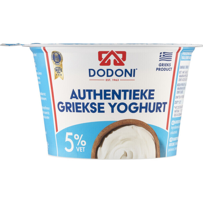 Dodoni Griekse yoghurt 5% vet (170g)