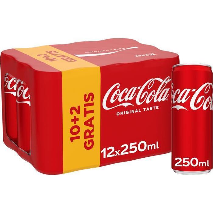 Coca-Cola Original Taste 10+2 Gratis 12 x 250 ml (12 × 250ml)