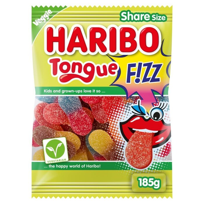 Haribo Tongue F!ZZ 185 g (185g)