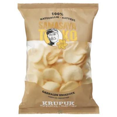Authentic Balinese Krupuk Naturel Garnalenkroepoek (zak, 70g)