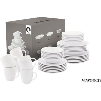 vtwonen Serviesset 36-delig white