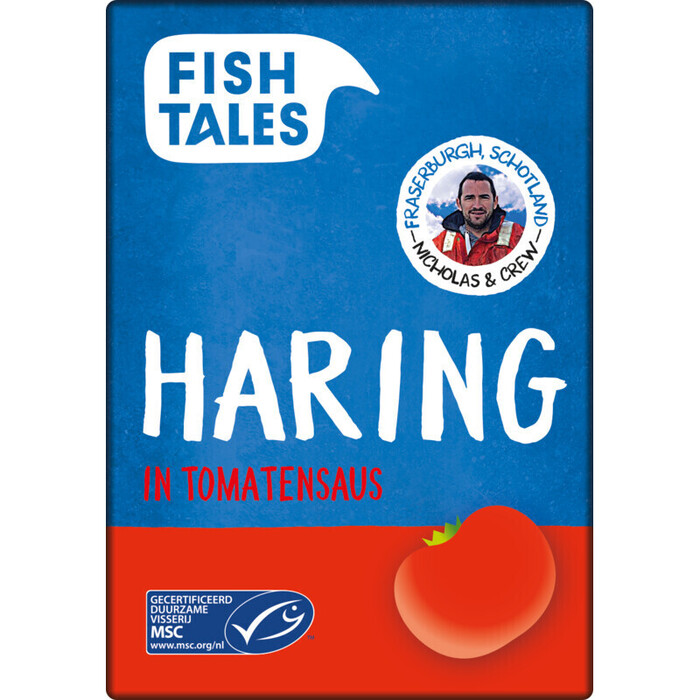 Fish Tales Haring in tomatensaus (100g)