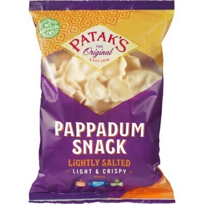 Pappadum snack lightly salted (70g)