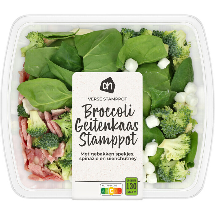 AH Verse stamppot broccoli geitenkaas (445g)