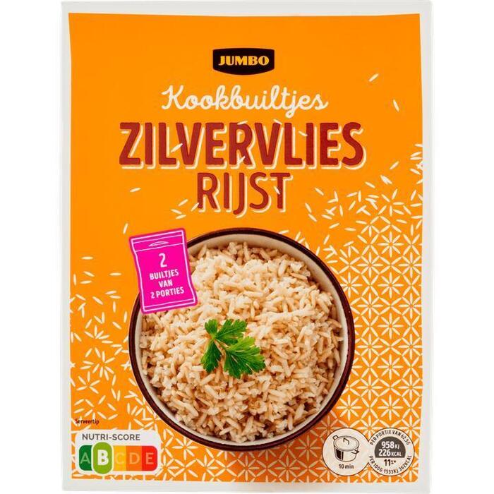 Jumbo Kookbuiltjes Zilvervliesrijst 2 x 125g (2 × 125g)