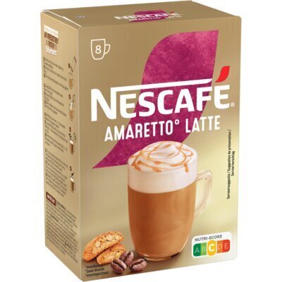 Latte amaretto 8 sticks (Stuk, 8 × 17.5g)