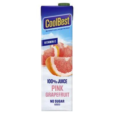 Coolbest Pink grapefruit sap (Pak, 1L)