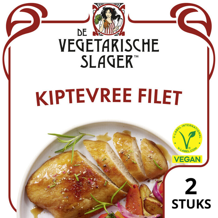 Vegetarische slager Kipfilet Vegan 180g (180g)