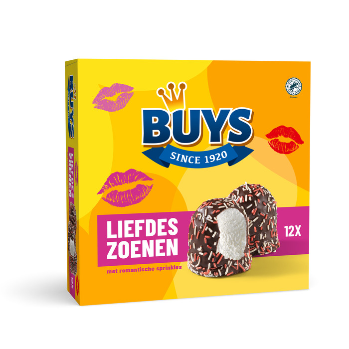 Buys Liefdes Zoenen Cakejes 12 Stuks (12 × 18.3g)