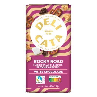 Delicata Reep rocky road witte chocolade (150g)