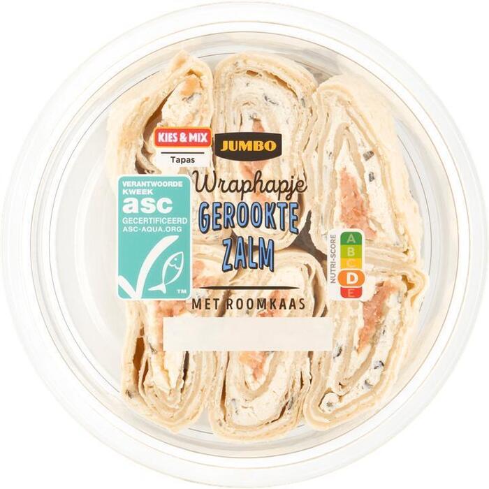 Jumbo Wraphapje Gerookte Zalm met Roomkaas 110 g (110g)