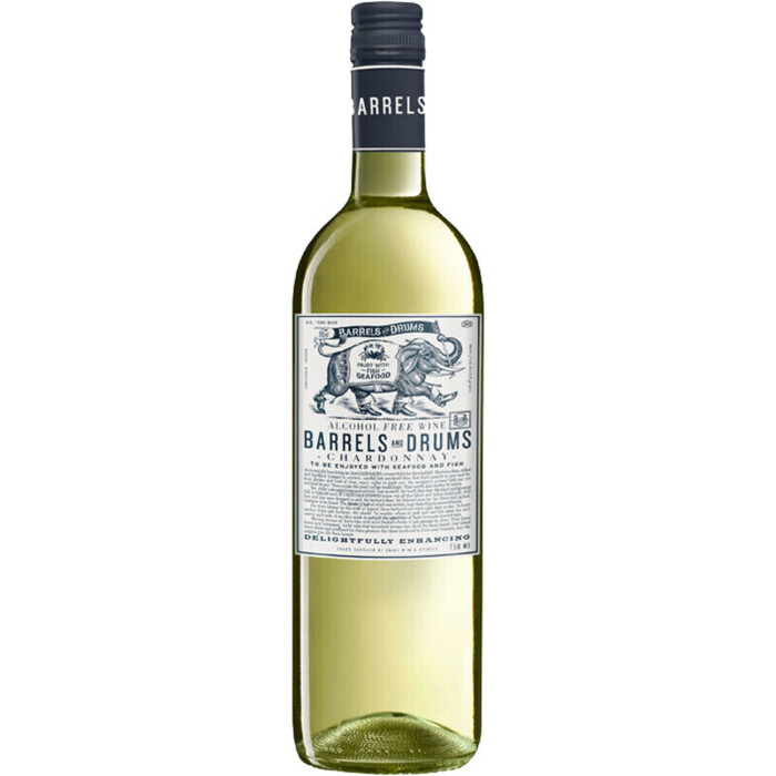 Barrels and drums Chardonnay Alcoholvrij (0.75L)