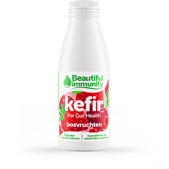 Beautiful Immunity Kefir ondersteunt de darmflora Bosvruchten 500 ml (0.5L)