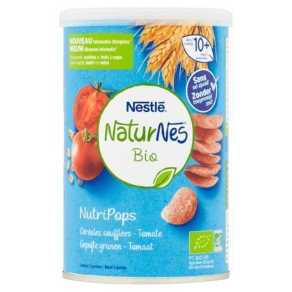NaturNes® Bio NutriPops Gepofte Granen - Tomaat vanaf 10+ Maanden 35 g (35g)