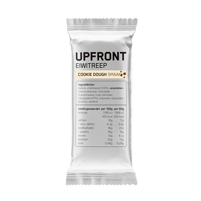 Upfront Eiwitreep Cookie Dough 60g (60g)