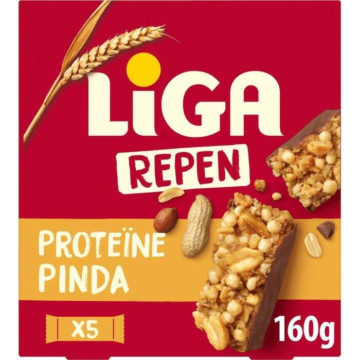 LiGA Proteïne Reep Pinda 160 g (Doos, 160g)
