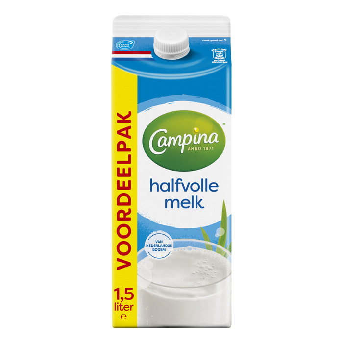 Halfvolle melk (1.5L)