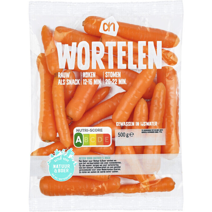 Wortelen (zak, 500g)