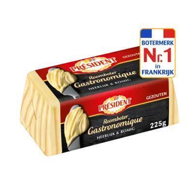 Président Roomboter gezouten (225g)