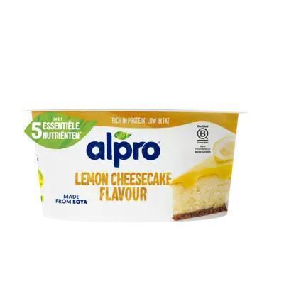 Alpro Plantaardige Variatie Op Yoghurt Lemon Cheesecake Smaak 135g (135g)